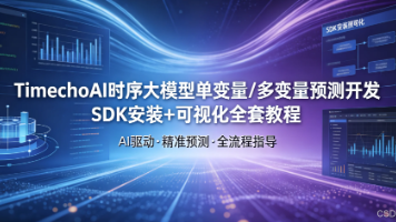 TimechoAI时序大模型单变量/多变量预测开发，SDK安装+可视化全套教程