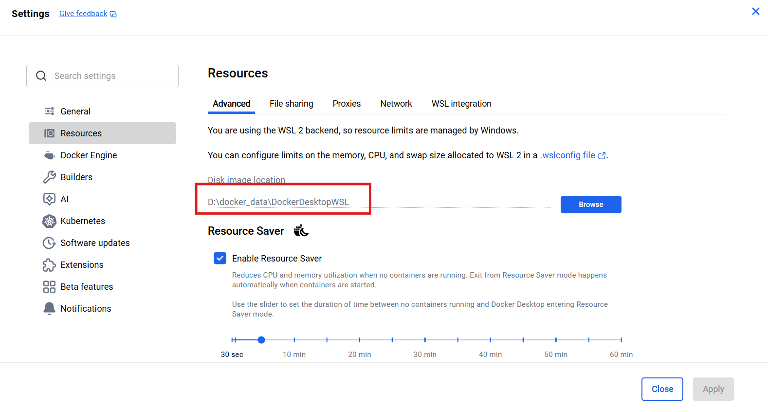 Windows系统下Docker Desktop存储位置迁移完整指南（WSL2后端）