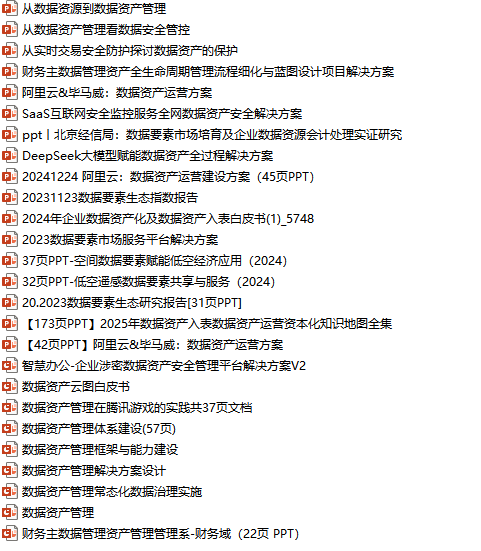 一文分清:数据治理、数据管理、数据管控、数据安全、数据仓库、数据湖、数据要素、数据资源、数据资产、数字资产、数字资产入表