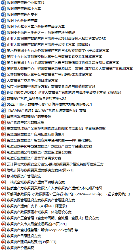 一文分清:数据治理、数据管理、数据管控、数据安全、数据仓库、数据湖、数据要素、数据资源、数据资产、数字资产、数字资产入表