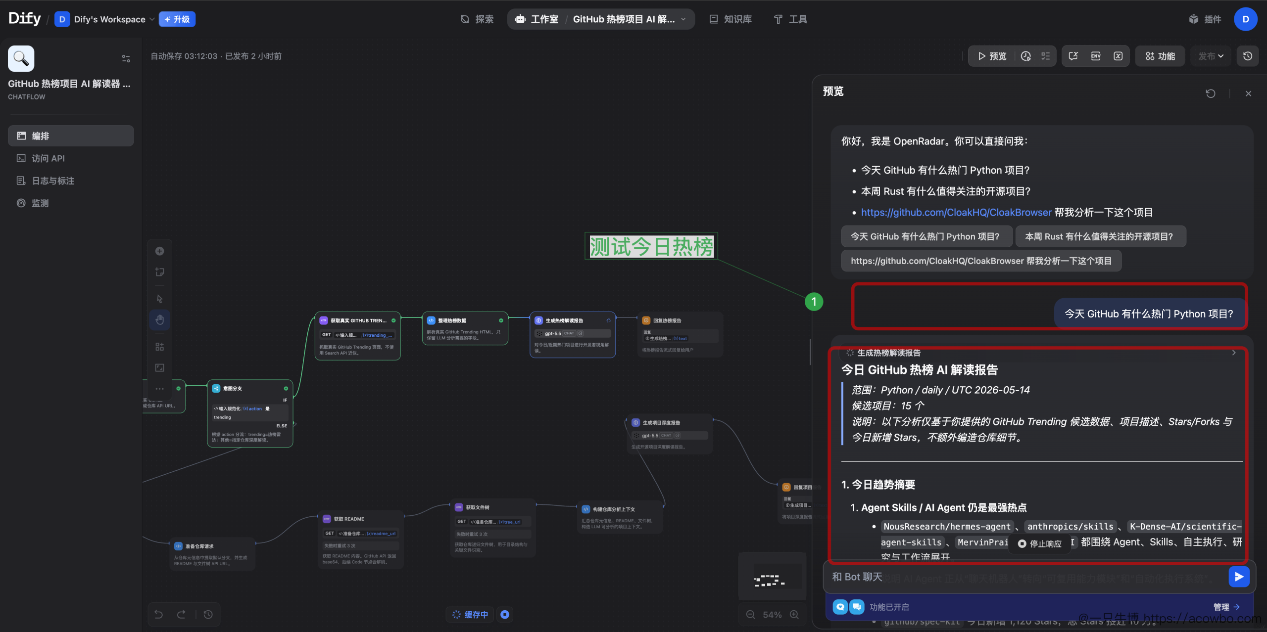 热榜报告生成过程