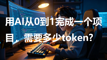 实测！用AI从0到1完成一个项目，需要多少token?