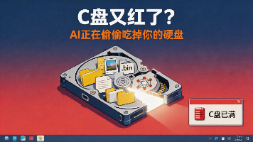 C盘又红了？AI正在偷偷吃掉你的硬盘