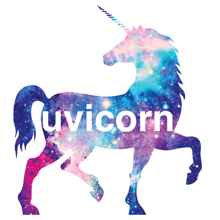 Uvicorn独角兽Logo
