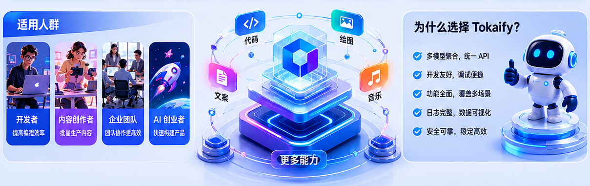 Tokaify解锁AI全维度,把 AI 真正变成生产力