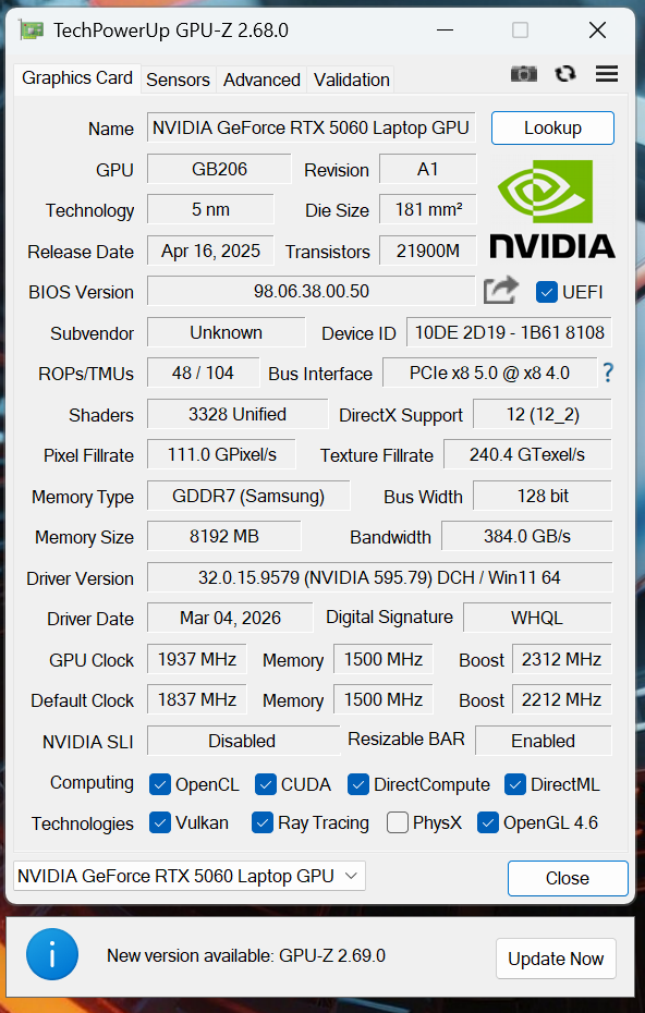 翼龙 16x (H365 + 5060) 满血 114W 实测：GDDR7 显存虽然暴力，但本地 AI 适配仍是深坑？