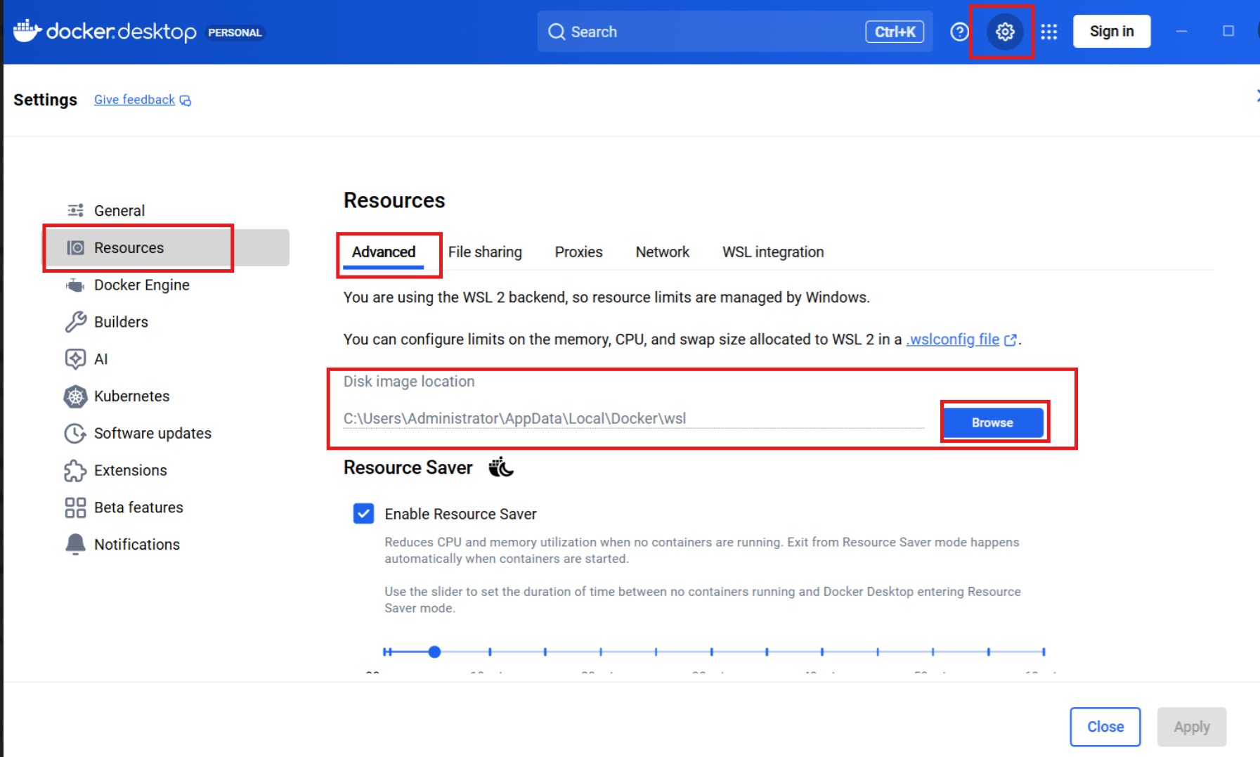 Windows系统下Docker Desktop存储位置迁移完整指南（WSL2后端）