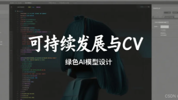 可持续发展与CV：绿色AI模型设计