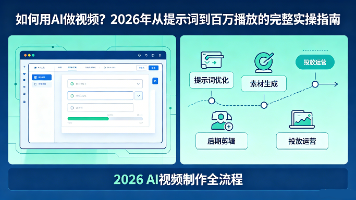 如何用AI做视频？2026年从提示词到百万播放的完整实操指南