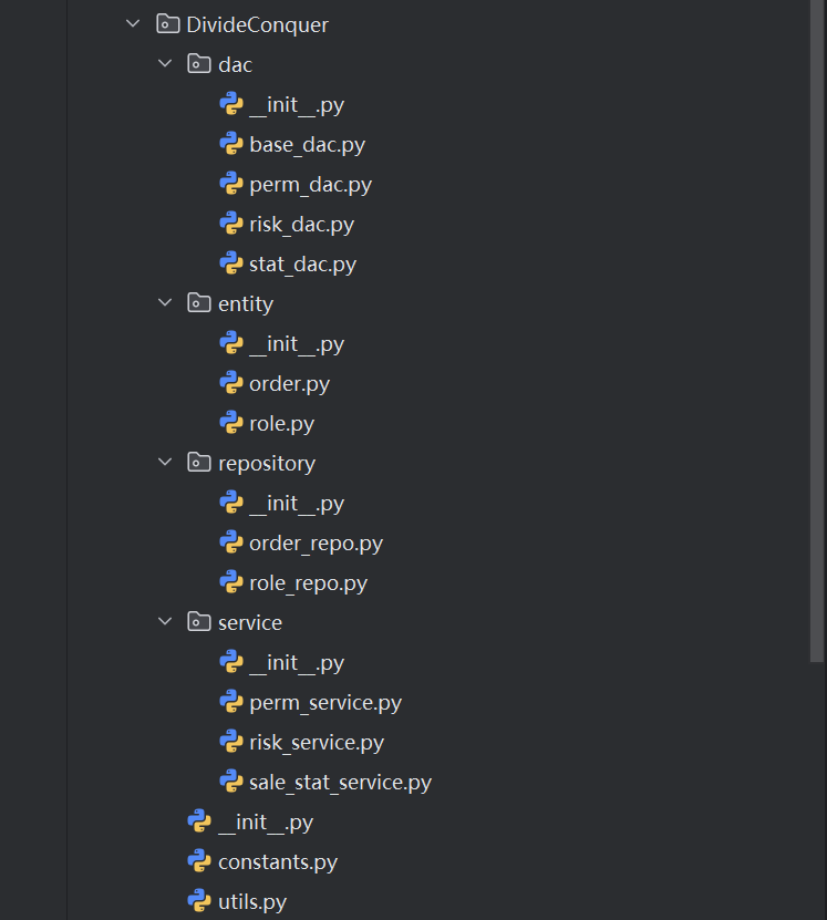 python:Divide and Conquer Algorithm