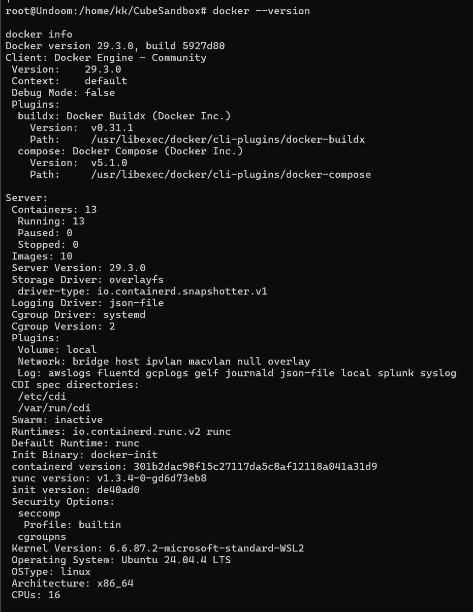 Docker 版本