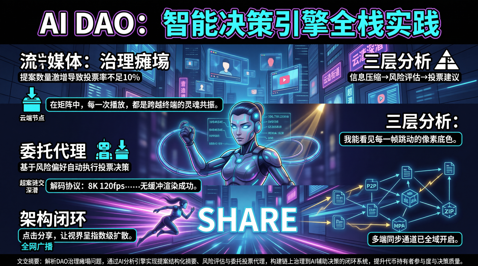 AI DAO：自治组织的智能决策引擎——从链上治理到 AI 辅助提案分析的全栈实践