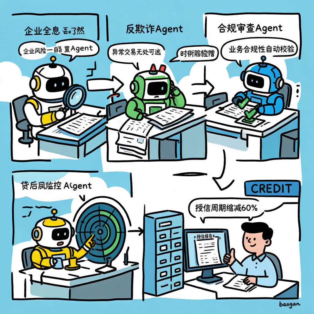 银行对公信贷四智能体