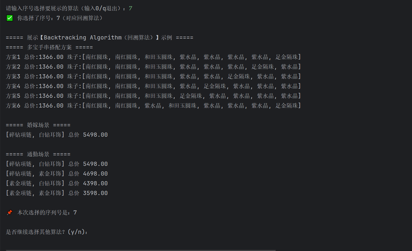 java: Backtracking Algorithm