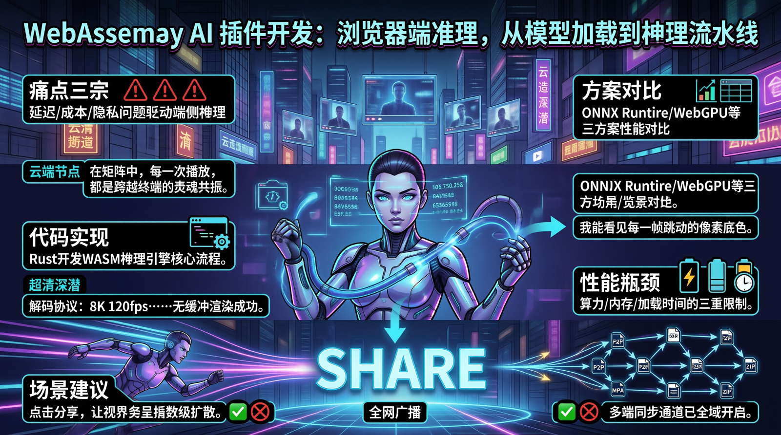 WebAssembly AI 插件开发：浏览器端推理，从模型加载到推理流水线