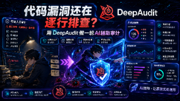 代码漏洞还在逐行排查?用DeepAudit做一轮AI辅助审计