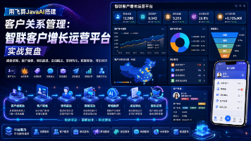 用飞算JavaAI搭建 CRM：智联客户增长运营平台实战复盘