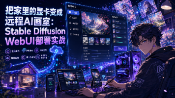 把家里的显卡变成远程AI画室:Stable Diffusion WebUI部署实战