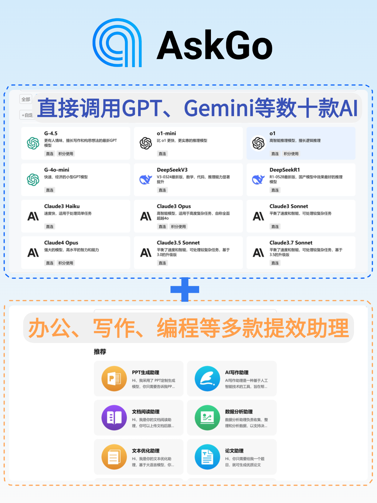 AskGo：免费使用顶级AI的宝藏网站（Gemini 3、GPT 5.1、DeepSeek）