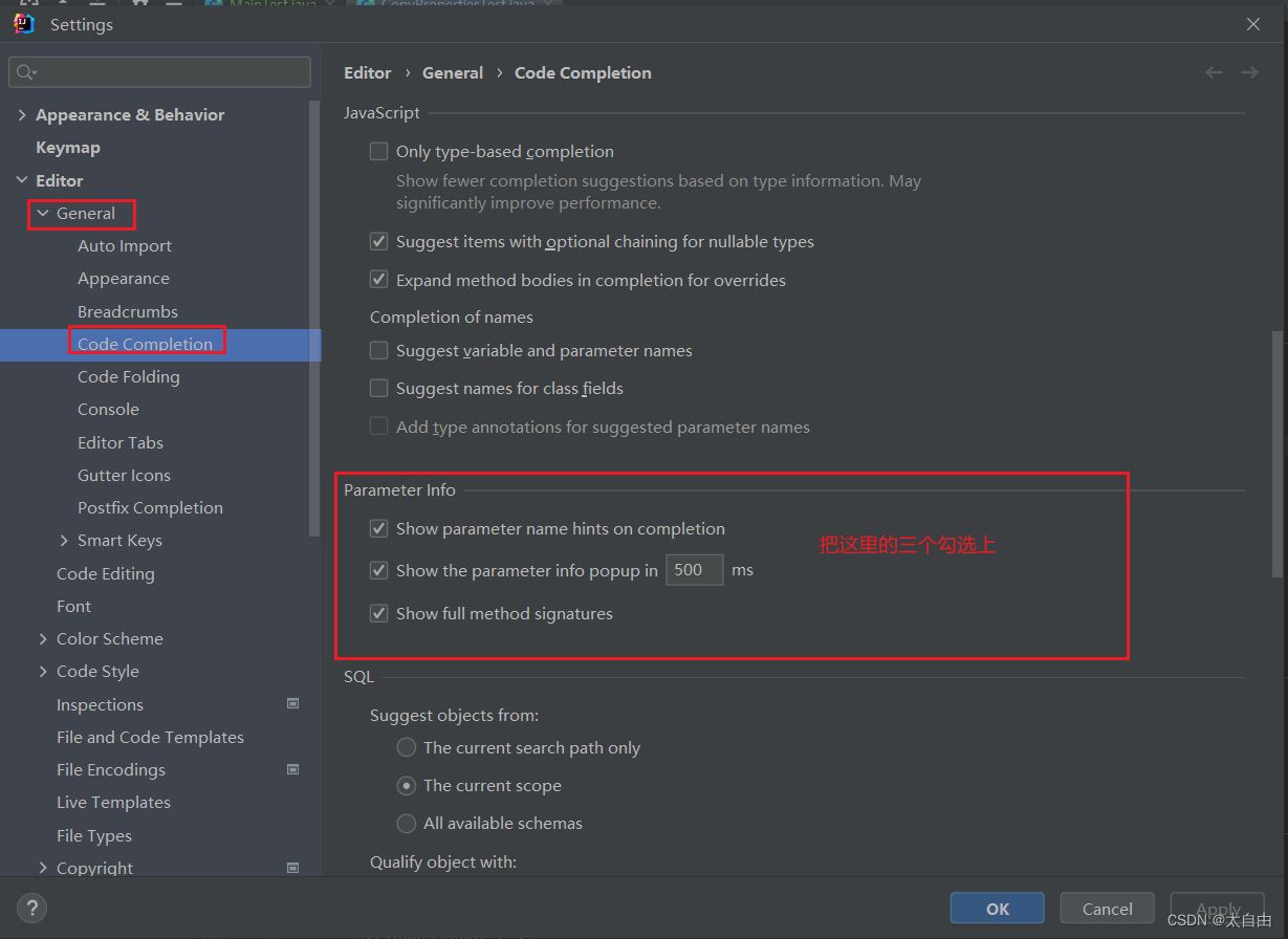 IDEA中调用方法时,如何同步显示方法的注释信息