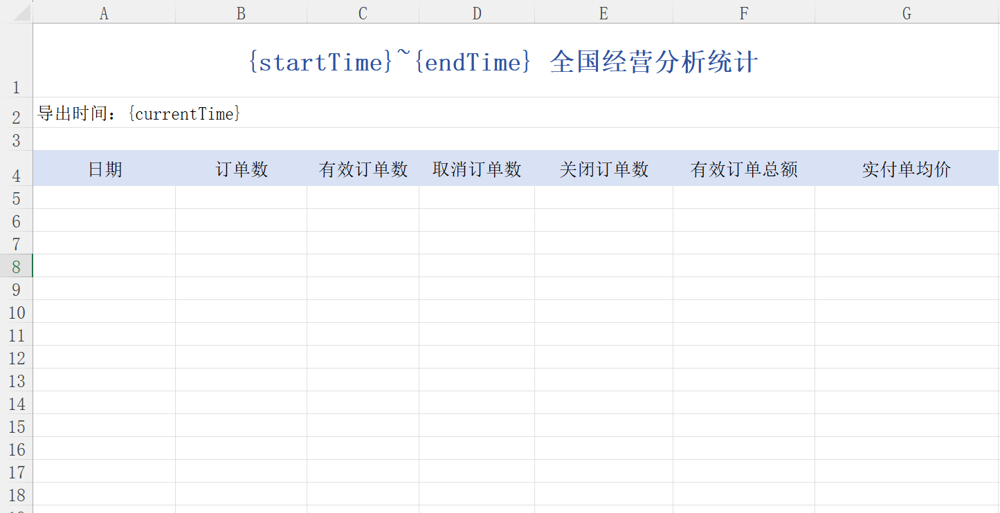 SpringBoot后台使用EasyExcel实现数据报表导出(含模板、样式、美化)